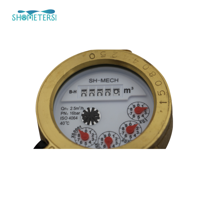 Multi-jet Dry Type Cold Water Meter R160 Pulse Output