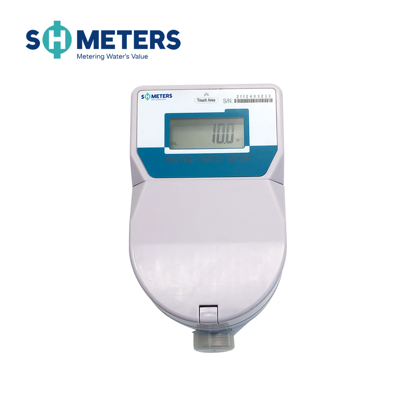 Prepaid Ic Card Water Meter ISO4064 Class B Brass Body AMR DN15