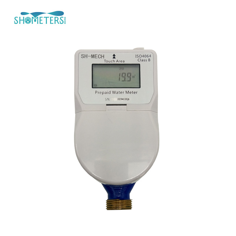 smart price wifi brass class c prompt for alarm prepaid cold water meter