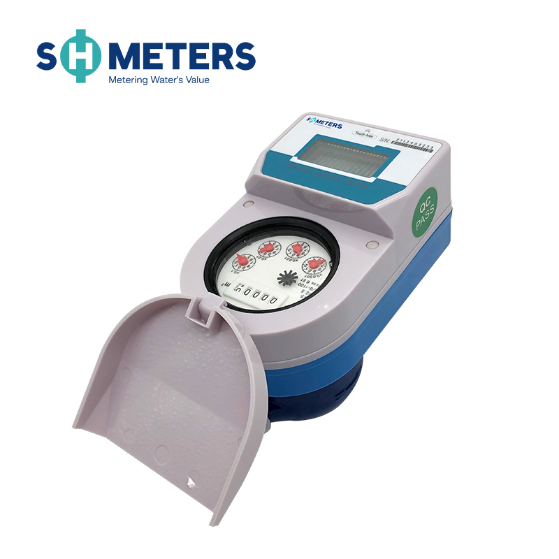 wireless smart prepaid water meters manufacturers with card