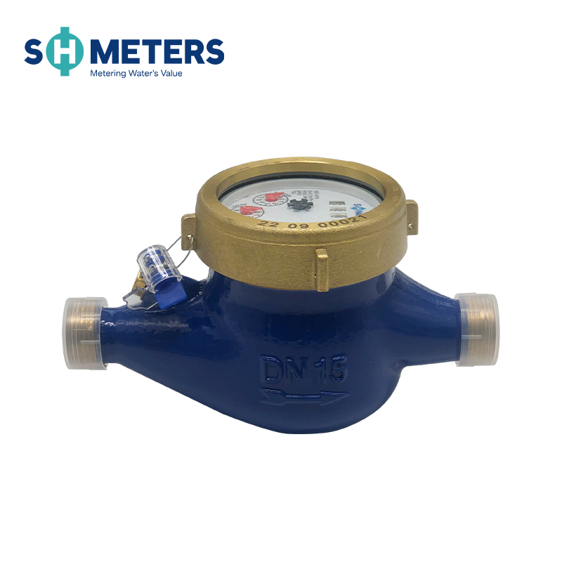 Multi jet Dry Type Cold Water Meter Pulse Output Buy brass body water