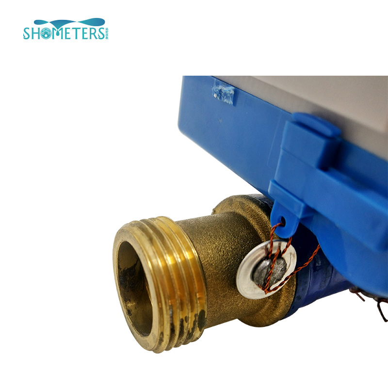  ic card smart fitting brass 1/2 remote reading prepaid water meters with mpesa integration