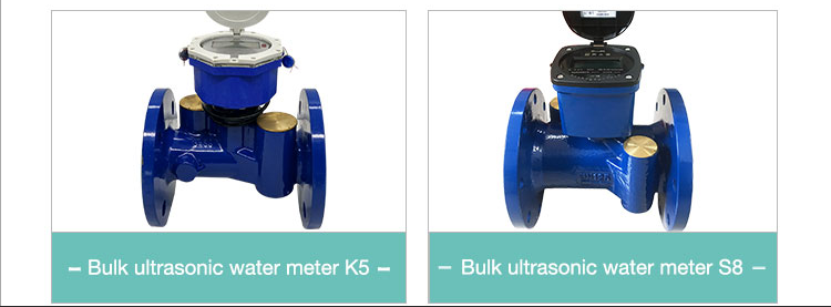 Ultrasonic water meter - simplified reading